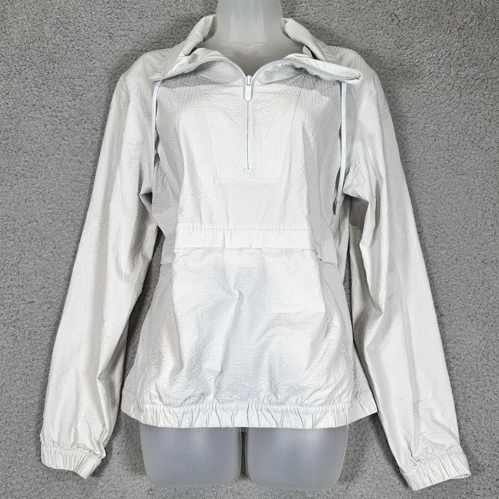 Lululemon Pack Light Pullover Women's 6 Ocean Air Packable UV Half Zip Jacket